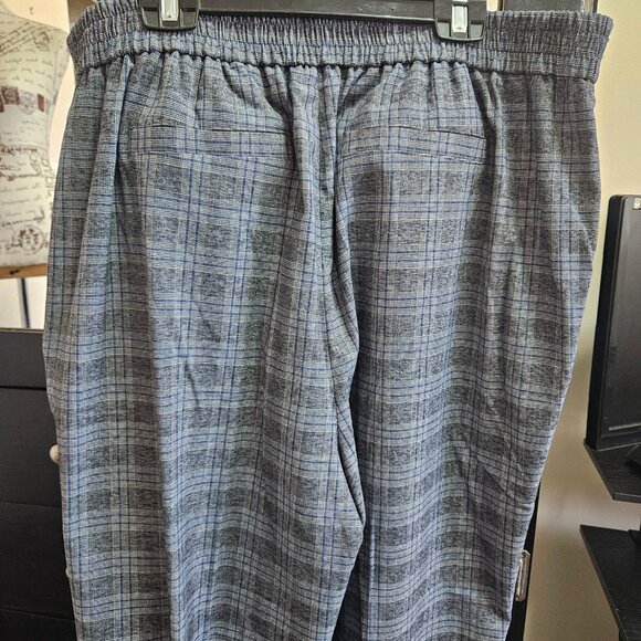 Blue/Grey plaid pants - Picture 4 of 7